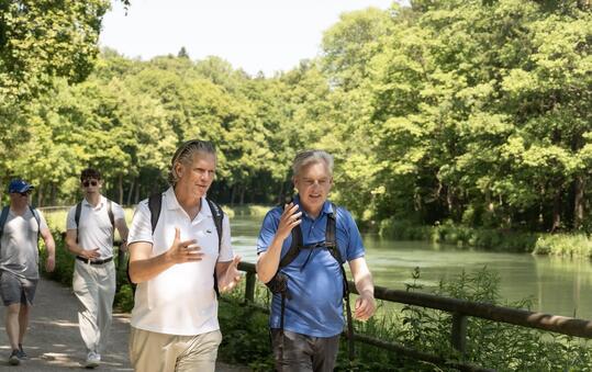 Ein Arbeitstag der anderen Art: der Münchner Unternehmer-Walk